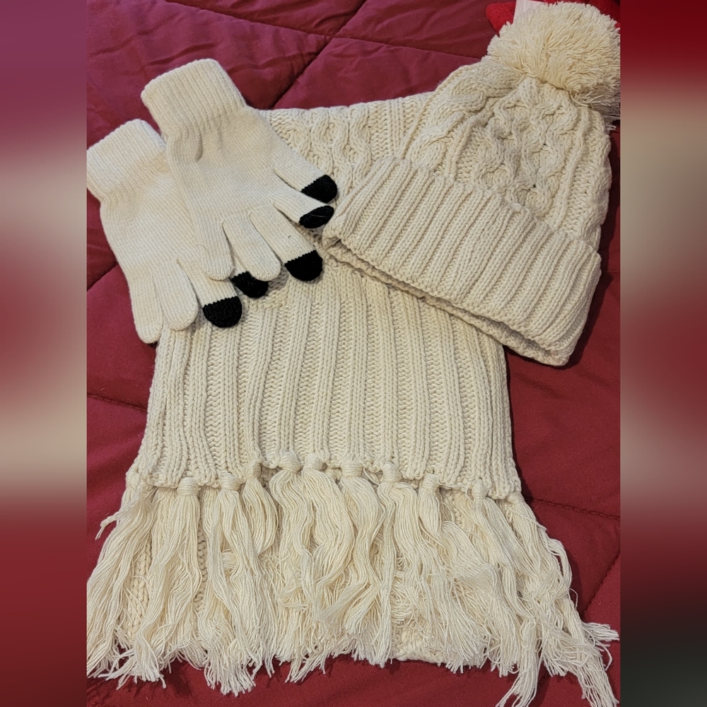 Scarf, Hat and Gloves